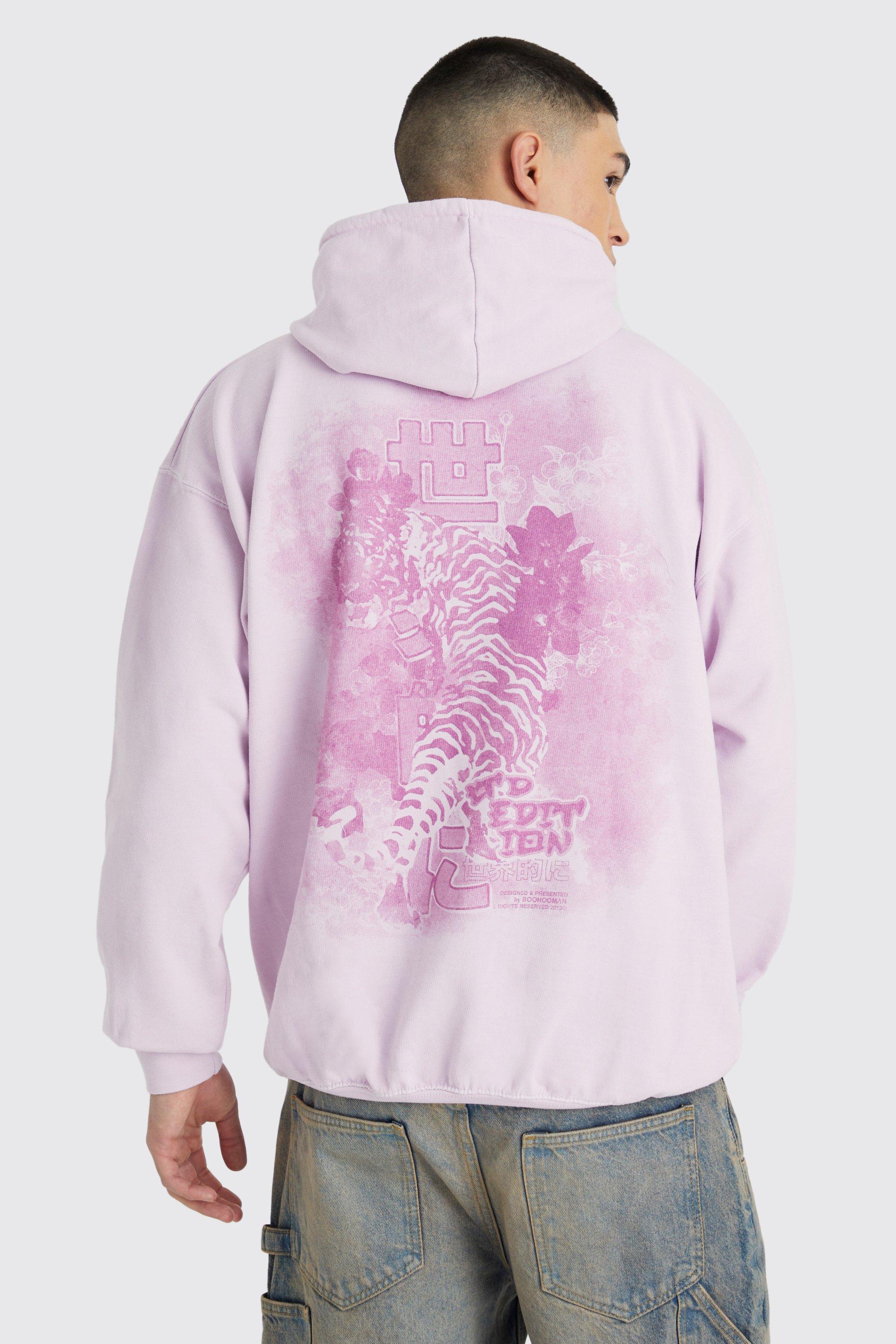 Boohooman best sale pink hoodie